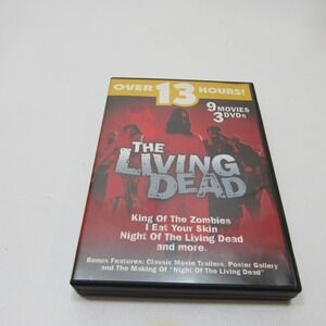 The Living Dead‎ 9 Movies 3 DVDs Over 13 Hours Horror Film Collection